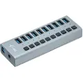 I-Tec Usb 3.0 Charging Hub 10port 48w 1m Grå