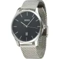 Hugo Boss BOSStil mænd. 1514066 Reason Analogt ur sort (OSFA), Casual, BH, Rustfrit stål