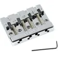 Fender HiMass 4 String Bass Bridge w/ Brass Saddles Chrome