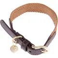 Nomad Tales Bloom Halsbånd, caramel - Str. M: 40 - 46 cm halsvidde, B 32 mm