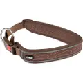 TIAKI Soft & Safe Halsbånd, brun - Str. M: 45 - 55 cm halsvidde, B 40 mm