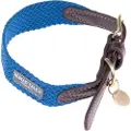 Nomad Tales Bloom Halsbånd, sapphire - Str. XL: 52 - 58 cm halsvidde, B 38 mm