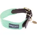 Nomad Tales Bloom Halsbånd, mint - Str. XS: 30 - 36 cm halsvidde, B 25 mm