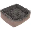 TIAKI Chenille Hundeseng - L 85 x B 80 x H 22 cm