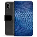 Mtp Products iPhone X / iPhone XS Premium Flip Cover med Pung - Læder