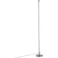 QAZQA Moderne gulvlampe krom inkl. LED 3-trins dæmpbar - Line-up