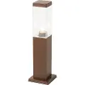 QAZQA Smart udendørs pullertlampe rustbrun 45 cm inkl. P45 - Malios