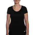 IQ-UV Uv Wave O Neck Rashguard Med Korte ærmer Til Kvinder