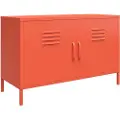 Dorel Home - Skab med to låger Cache - Orange - Skænke & sideboards - - Homeroom