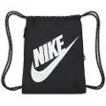 Nike Heritage-taske med snoretræk (13 L) - sort