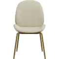CosmoLiving by Cosmopolitan - Spisebordsstol polstret Astor - Hvid - Stole - - Homeroom