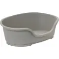 Moderna Plastik Hundekurv - Grå - 50 cm