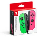 Nintendo Joy-Con Controllers (Pair) Neon Green/Neon Pink - Wireless Controller - Switch