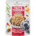Applaws Økonomipakke: 24 x 85 g Applaws Taste Toppers i bouillon - Okse med Grøn Bønne, Sød Kartoffel & Rød Peberfrugt
