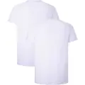 Pepe Jeans Pepe Jeanstil mænd. PMU10976 Pakke 2 T-shirts Basic hvid (L), Afslappet, Bomuld, Korte ærmer