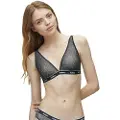 Hugo Boss HUGOtil kvinder. 50481055 Mesh-bh i grågrønt mesh (XS), Afslappet, Polyester