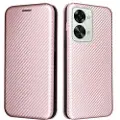 Mtp Products OnePlus Nord 2T Flip Cover - Karbonfiber - Rødguld