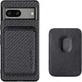 Mtp Products Google Pixel 7 Magnetisk Cover med Kortholder - Karbonfiber - Sort