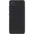 Mtp Products Anti-Fingeraftryk Mat Samsung Galaxy A51 TPU Cover - Sort