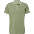Gant Ganttil mænd. 2043005 Solbleget grøn pique polo shirt (3XL), Casual, Bomuld, Klassisk, Korte ærmer