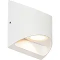 QAZQA Moderne udendørs væglampe hvid inkl. LED 2-lys IP54 - Mal