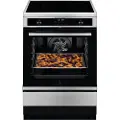 Electrolux 600 SteamBake Induktionskomfur 60 cm med pyrolyse (selvrens) SteamBake LKI6489NOX