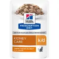 Hill's Pet Nutrition Prescription Diet k/d Kidney Care Kattefoder - Vådfoder - Kylling - 12 x 85 g