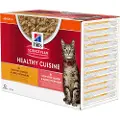 Hills Science Plan Healthy Cuisine Adult Stew med kylling & grøntsager, med laks & grøntsager multipack til katte