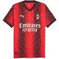 Puma Ac Milan Authentic 23/24 Hjem T-shirt Med Korte ærmer