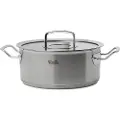 Fissler Lav kasserolle ORIGINAL PROFI 24 cm, sølv, rustfrit stål, Fissler