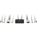 LevelOne Kvm-switch Til 2 Pc Vga/usb/lyd
