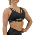Nebbia Padded Intense Iconic Gold Sports-bh Med Høj Støtte