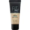 Maybelline Fit Me Matt+Poreless Flydende foundation 30 ml Nr. 128 - Warm Nude