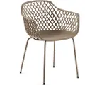 Kave Home - Stol Quinn, 4-pak - Beige - Stole - - Homeroom