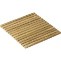 Cinas - Bademåtte 40x40 cm - Natur - Badeværelsestilbehør - - Homeroom