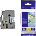 Brother Tape 24mm Tze-751 Sort/grøn