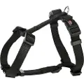 Trixie Premium H-harness L-XL: 75-120 cm/25 mm black
