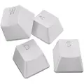 Razer PBT Keycap + Coiled Cable Upgrade Set - Colored Doubleshot PBT Keycaps with Matching Cable - Durable Doubleshot PBT - Braided Fiber Cable - USB-C to USB-A - Mercury White