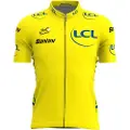 Santini Replica Tour De France Overall Leader Kortærmet Trøje