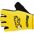 Santini Tour De France Official Overall Leader Fingerløse Handsker