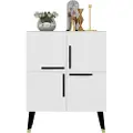 Hannah Home - Aflastningsbord Makro - Hvid - Skænke & sideboards - - Homeroom