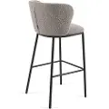 Kave Home - Barstol Ciselia, 2 -pak - Grå - Barstole & -taburetter - - Homeroom