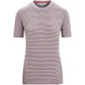 Icebreaker Merino Linen Stripe T-shirt Med Korte ærmer