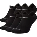 Nike Everyday Plus Cushioned-No-Show-træningsstrømper (6 par) - sort