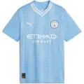 Puma Manchester City Fc Replica 23/24 Hjem Junior T-shirt Med Korte ærmer