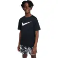 Nike Multi-Dri-FIT-træningsoverdel med grafik til større børn (drenge) - sort
