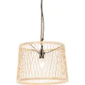 QAZQA Rustik udendørs pendellampe rattan 40 cm - Calamus
