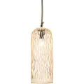 QAZQA Rustik udendørs pendellampe rattan 25 cm - Calamus