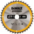 DeWalt 216x30x40t Træsnitsskive