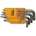 Beta Utensili Torx T9/t10/t15/t20/t25/t27/t30/t40 Svensknøgle 8 Stykker